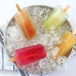 Make delicious and healthy popsicles with fruit tea bags! A refreshing snack for kids and adults this summer! | My Fussy Eater blog