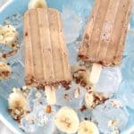 Delicious and healthy; these two ingredients popsicles made a really great frozen snack for kids this summer!