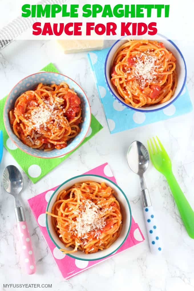 simple spaghetti sauce for kids