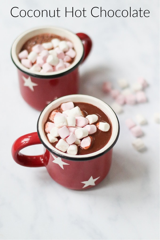 Coconut Hot Chocolate Pinterest Pin